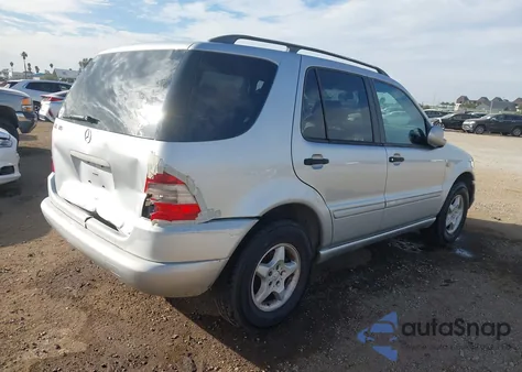 2000 Mercedes-Benz Ml 320 из США, поврежденный, VIN 4JGAB54E0YA200492